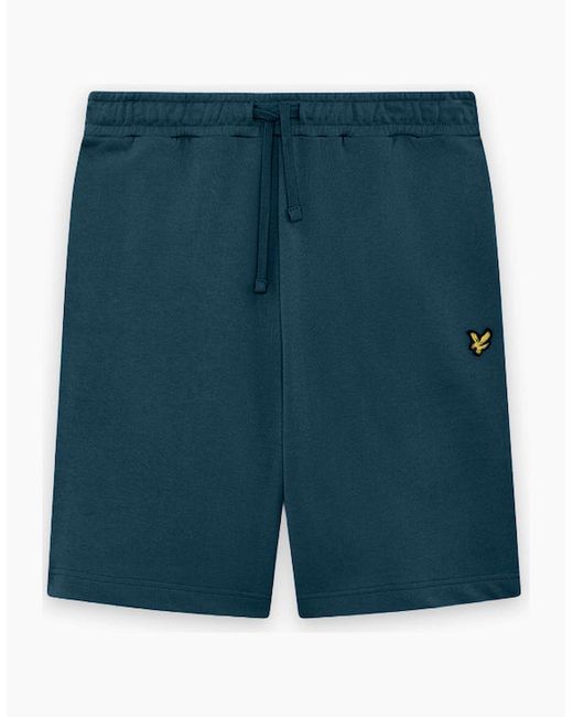 Lyle & Scott Blue Everyday Cotton Sweat Shorts for men