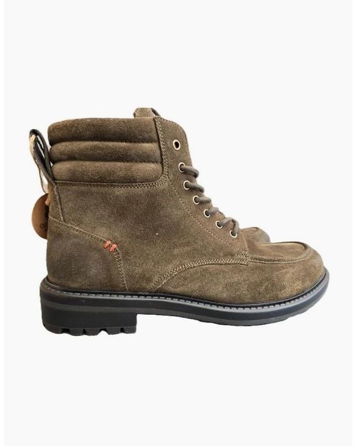 Osprey Brown London The Pentney Waxed Suede Kola Boots for men