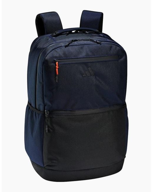 Adidas Blue Contrast Recycled Polyester Backpack