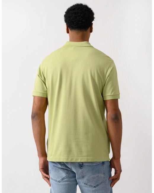 Lacoste Green Classic Fit L.12.12 Short Sleeve Polo Shirt for men