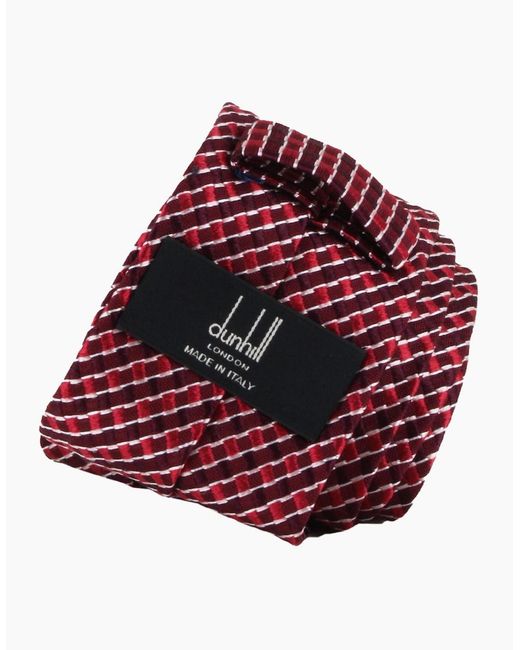 Dunhill Red Tie for men