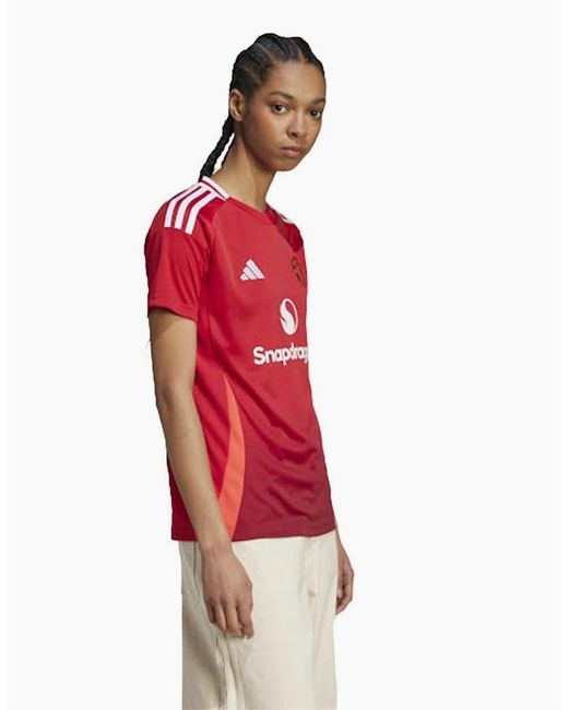 Adidas Red Manchester United Home Shirt 2024 2025