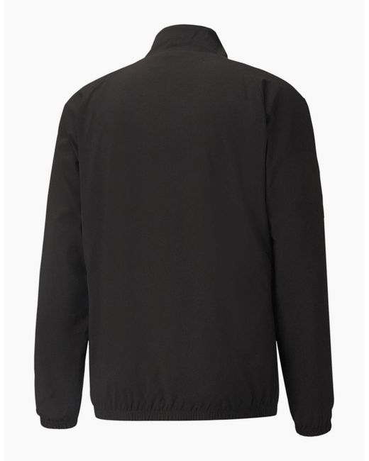 PUMA Black Teamliga Sideline Jacket Tracksuit Top for men