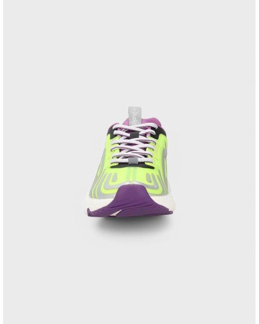 Acne Metallic Buzz Neon Trainers Contrast Sneaker