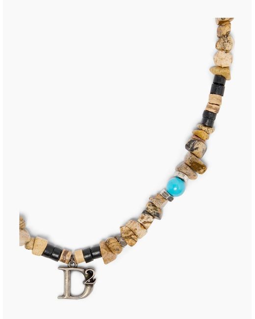 DSquared² Metallic Summer Vintage Necklace for men