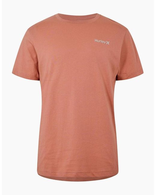 Hurley Pink One Only Ss T for men