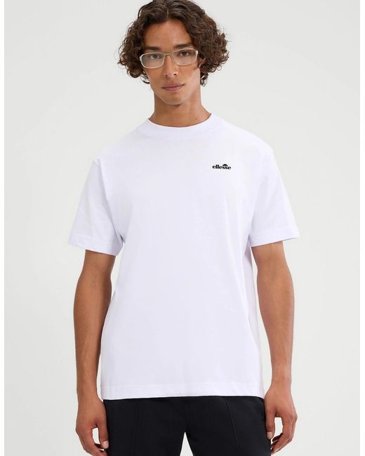 Ellesse White Acciano T-Shirt for men