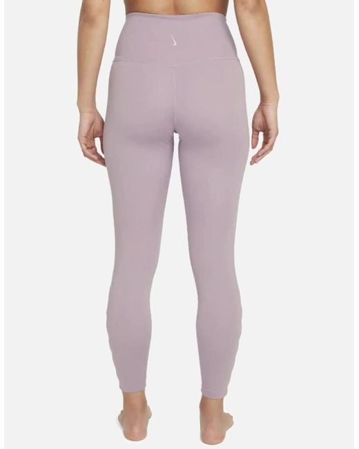 Nike Purple Yoga Lilac High Rise Vented Ankle Leggings