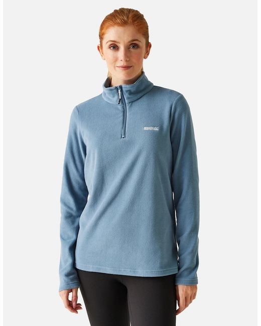 Regatta Purple Great Outdoors /Ladies Sweetheart 1/4 Zip Fleece Top