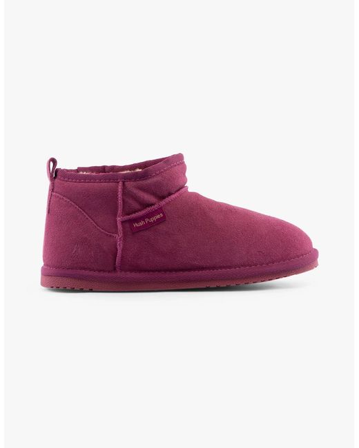 Hush Puppies Purple Ashanti Slippers