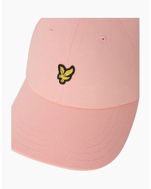 Lyle & Scott Pink Baseball Cap for men
