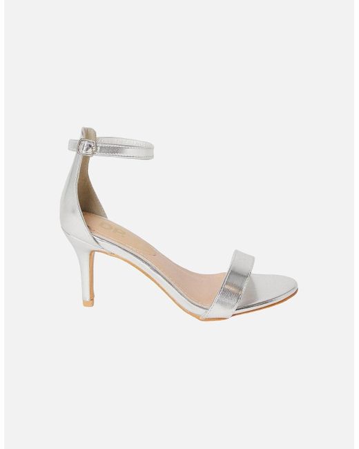 Dorothy Perkins White Ladies Tasha Barely There Stiletto Heel Sandals