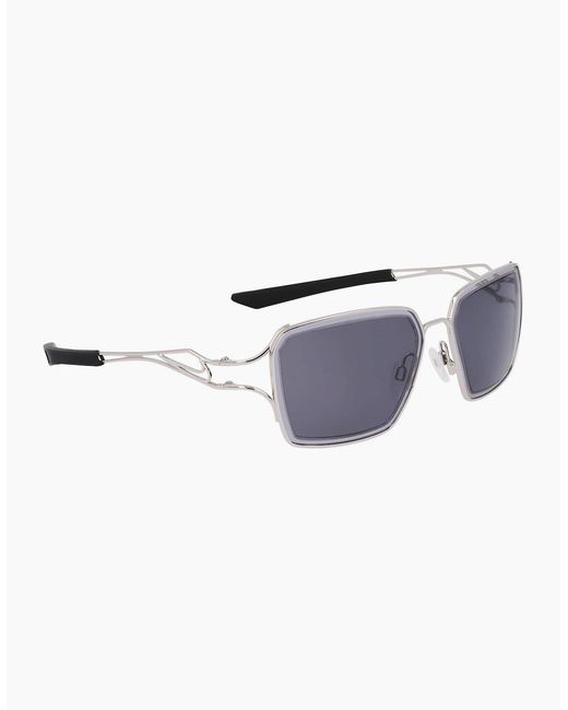 Nike Blue Prism Square Sunglasses for men