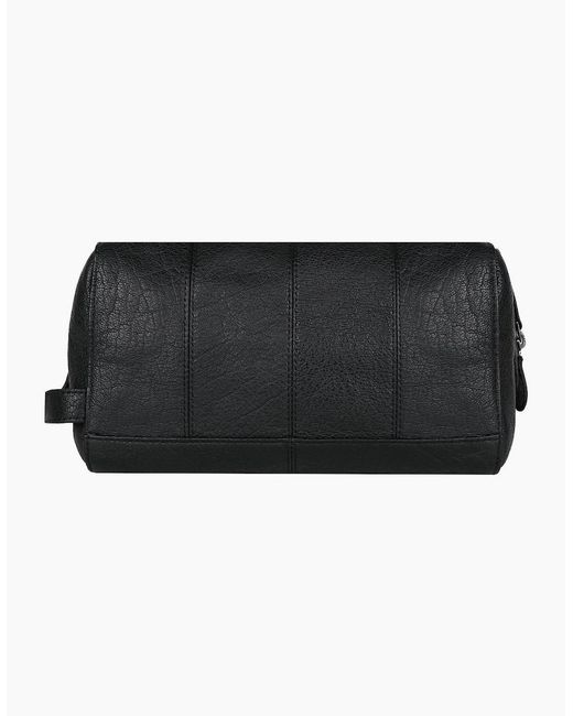 Lakeland Leather Black Explorer Wash Bag