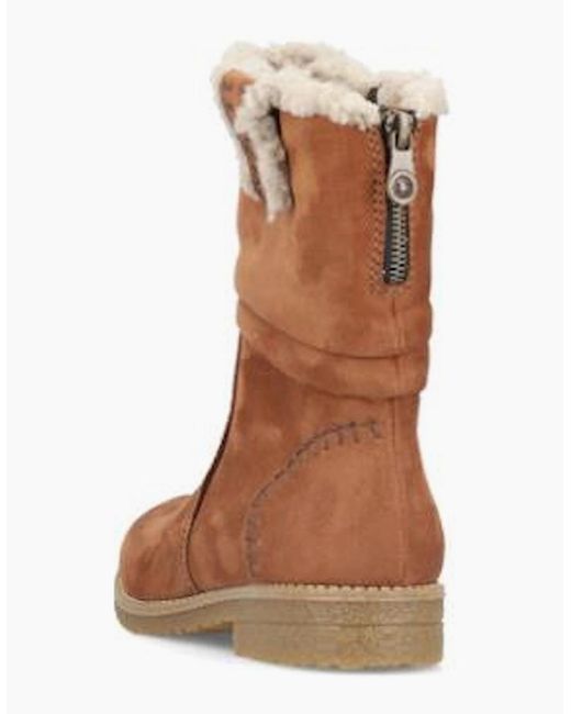 Rieker Brown Ladies Boots 73562-24