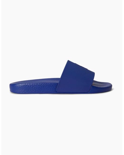 Polo Ralph Lauren Blue Polo Slide Sliders Royal/Deckwash for men