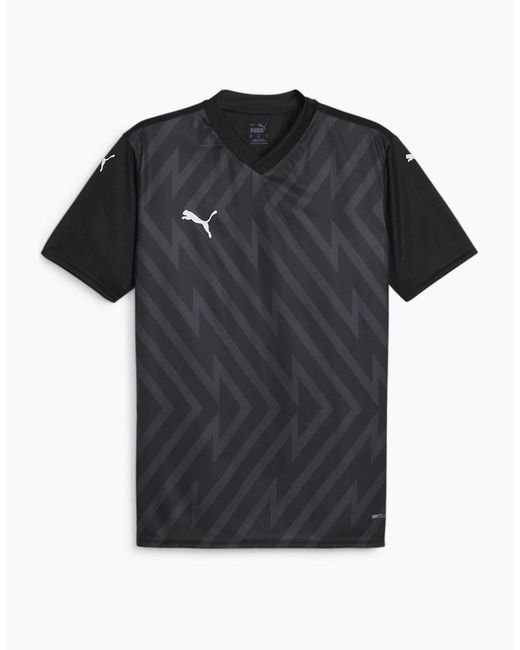 PUMA Black Teamglory Jersey T-Shirt for men
