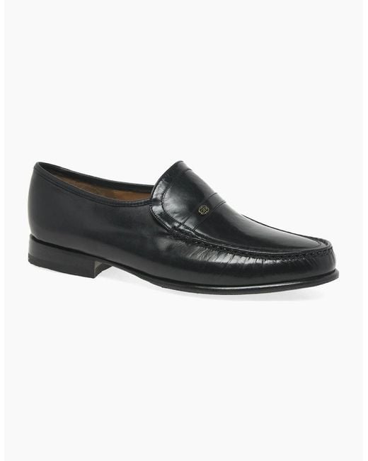 Barker Black Jefferson Leather Loafers for men
