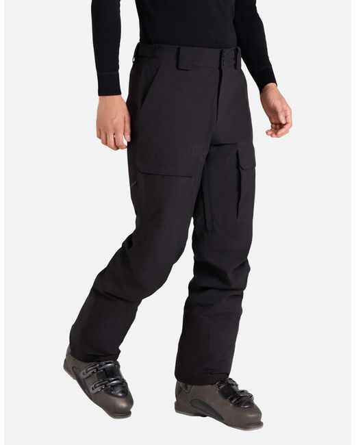 Mountain Warehouse Black Ariel Waterproof Cargo Pocket Ski Trousers for men