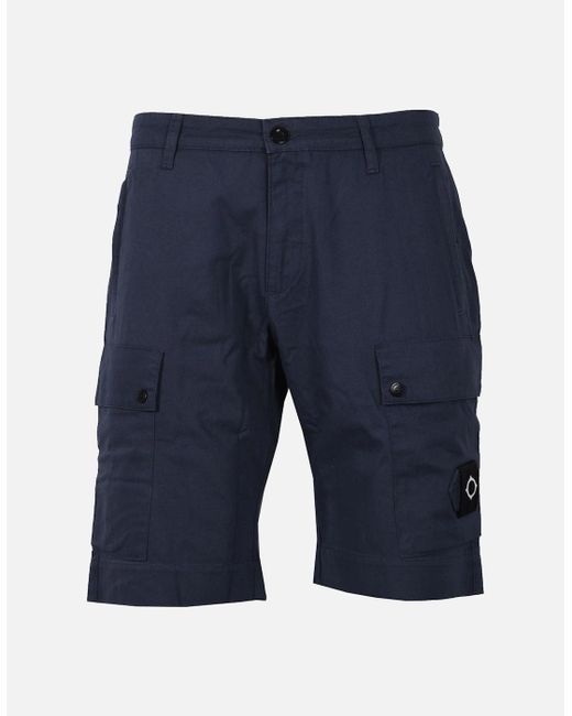 Ma Strum Blue Cargo Short Ink for men