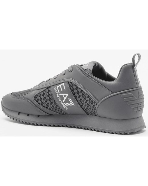 EA7 Gray Sneaker Trainer for men