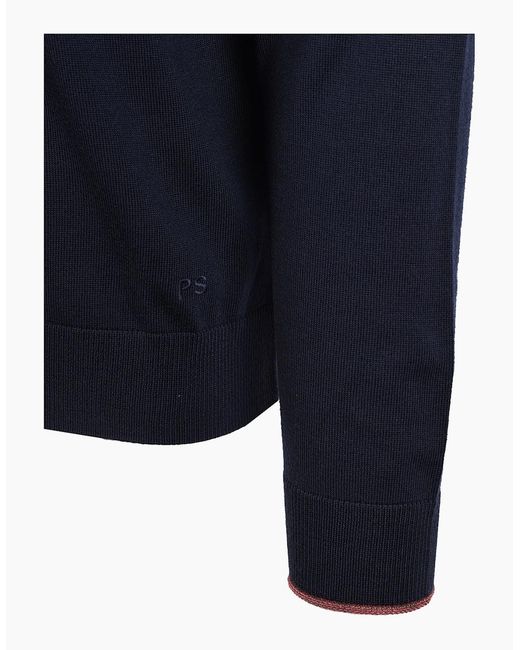 Paul Smith Blue Crew Neck Sweatshirt for men