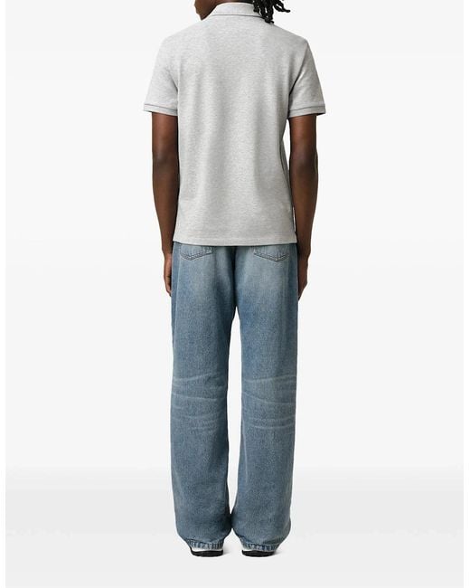 AMI White Ami De Coeur Polo Shirt for men