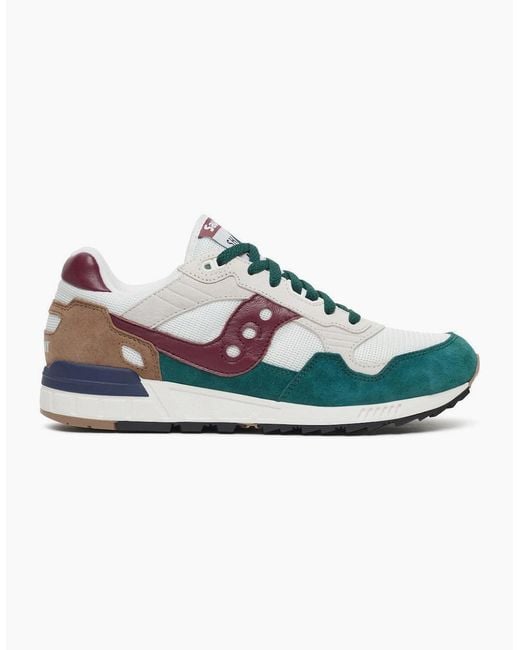 Saucony Blue Shadow 5000 Ivory/Pine for men