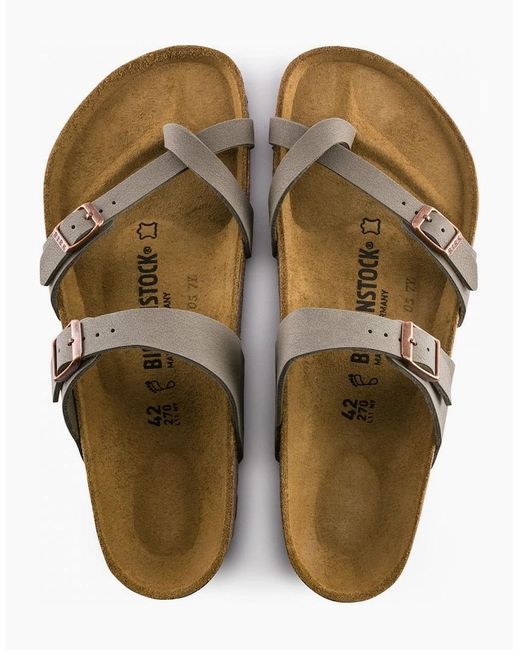Birkenstock Brown Mayari Birko Flor Sandals