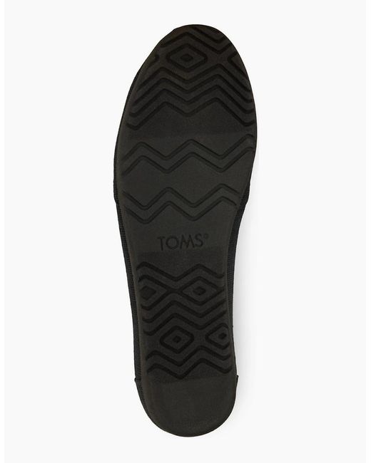 TOMS Black Alpargata Textile Shoes