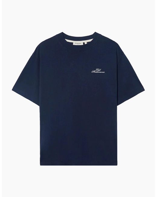 Pompeii3 Blue Club Mediterranea Boxy T-Shirt for men