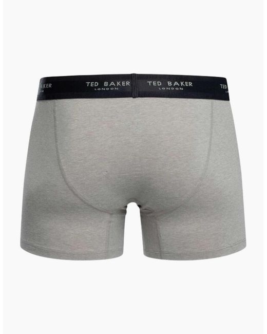Ted Baker Gray 3-Pack Coloured Boxer Briefs for men