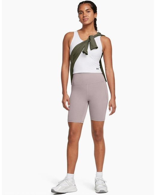 Under Armour Purple Meridian Bike Sht
