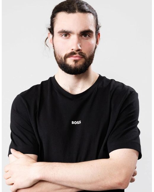 Boss Black Boss Tchup Crew Neck Small Logo T-Shirt Nos for men