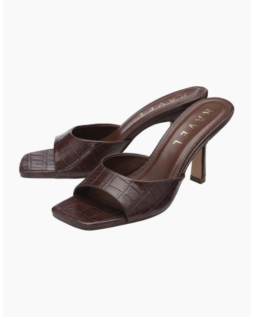 Ravel Brown Birkshaw Heeled Sandals