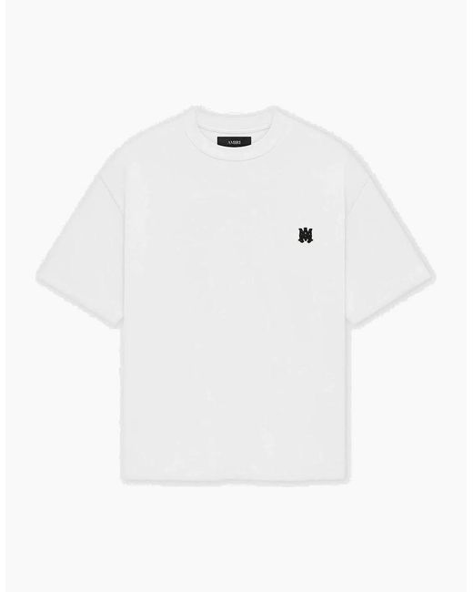 Amiri White Ma Logo Skater Oversized T-Shirt for men