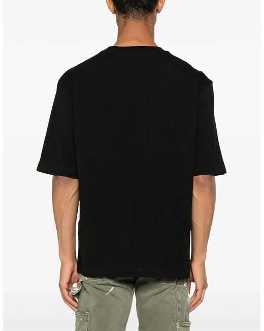 DSquared² Black Heritage Logo T-Shirt for men