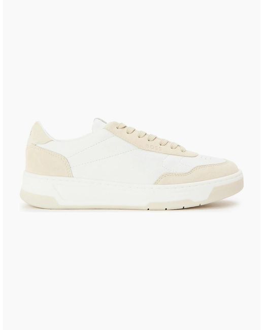 Boss White Tenn Sdna 10262853 0 Low Top Trainers