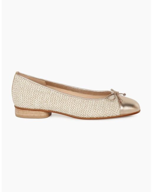Gabor White Dulford Ballet Pumps