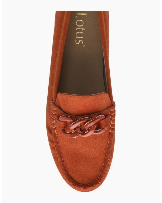 Lotus Red Coma Loafers