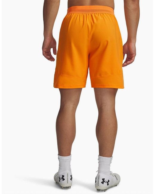 Under Armour Orange Pro Shorts for men
