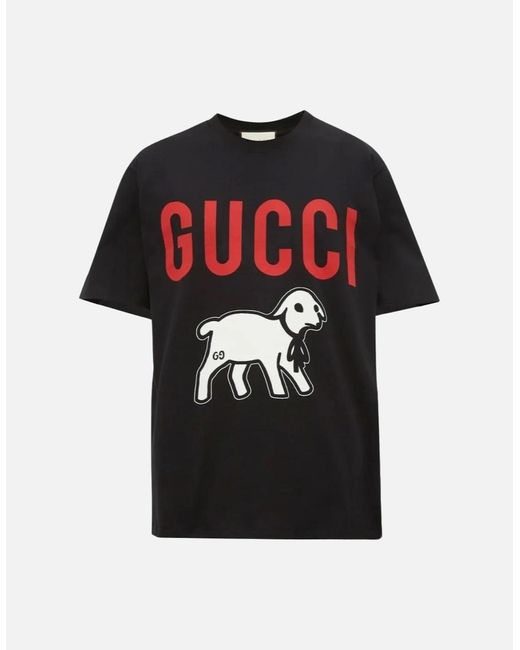 Gucci Black T-Shirts for men