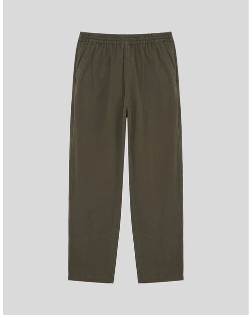 Lyle & Scott White Washed Cotton Trousers for men