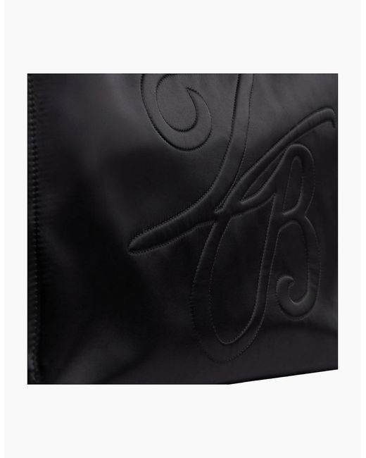 Ted Baker Black Halsea Tb Script Padded Nylon Medium Bag
