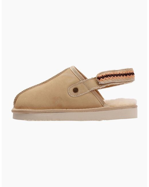Osprey Green London The Constellation Suede Sand Slippers