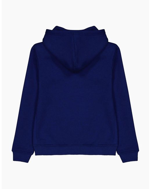 Castore Blue Hooded Regular Fit Sweatshirt