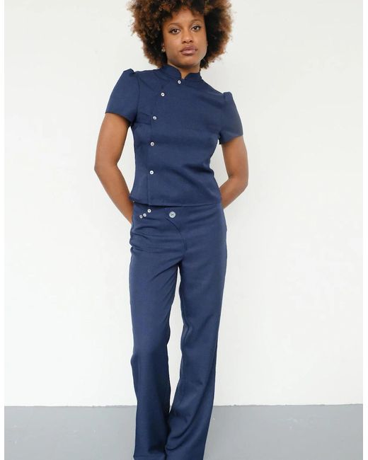 No Emotions UK Blue The Claudia Trousers