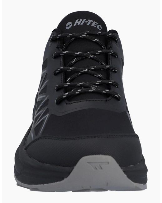 Hi-tec Black Litespeed Low Polyester /Carbon Hiking Shoes for men
