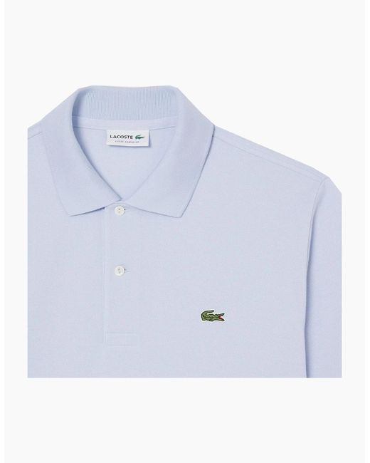Lacoste Blue Light Classic Short Sleeved Polo Shirt for men