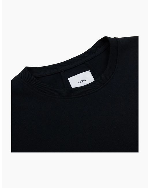 Rhude Black Moonlight Regatta Tee Vintage for men
